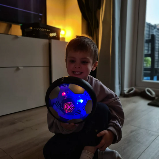 KiddoSpace™ - LED Hoverball Fotboll för Barn